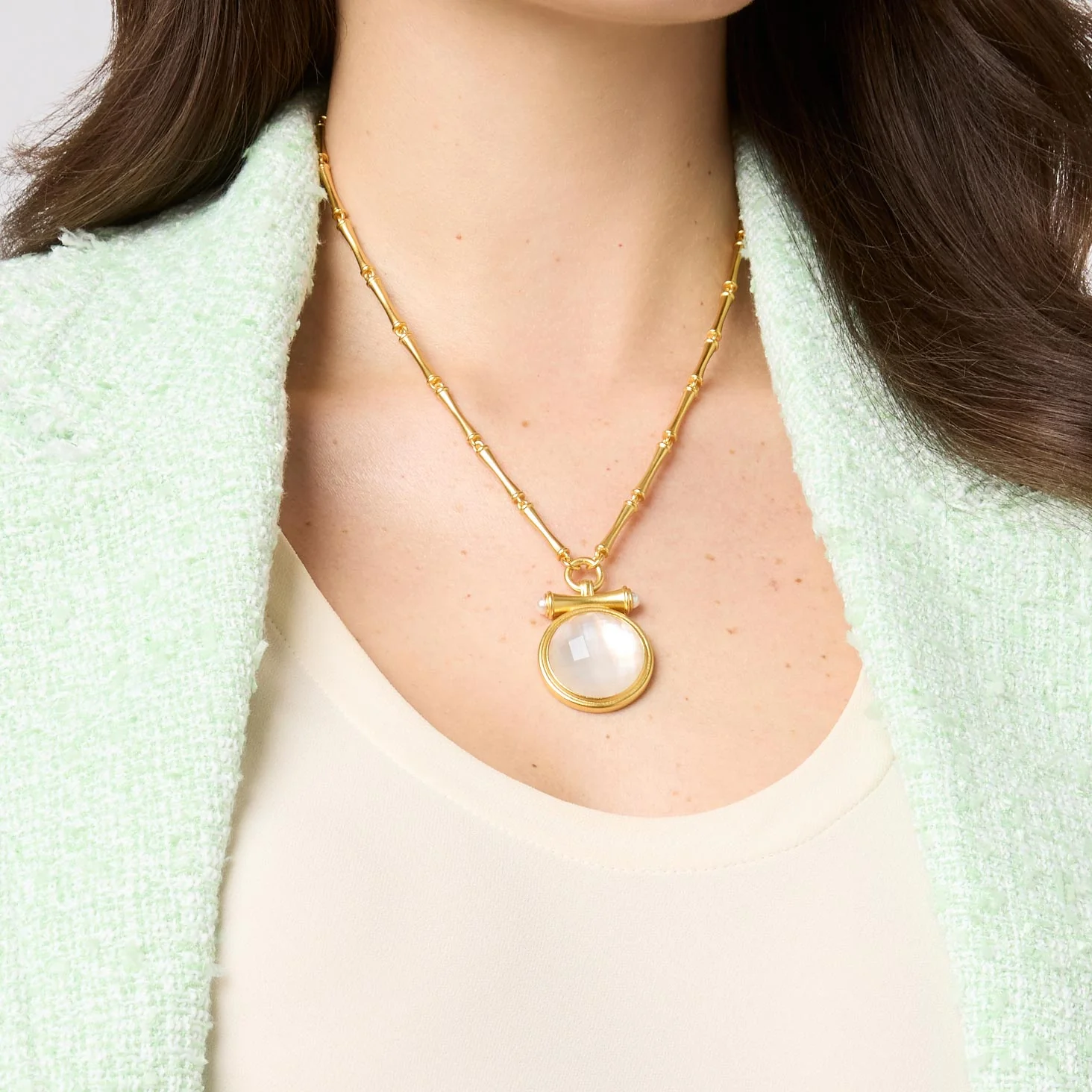 Bamboo Statement Necklace - Image 4