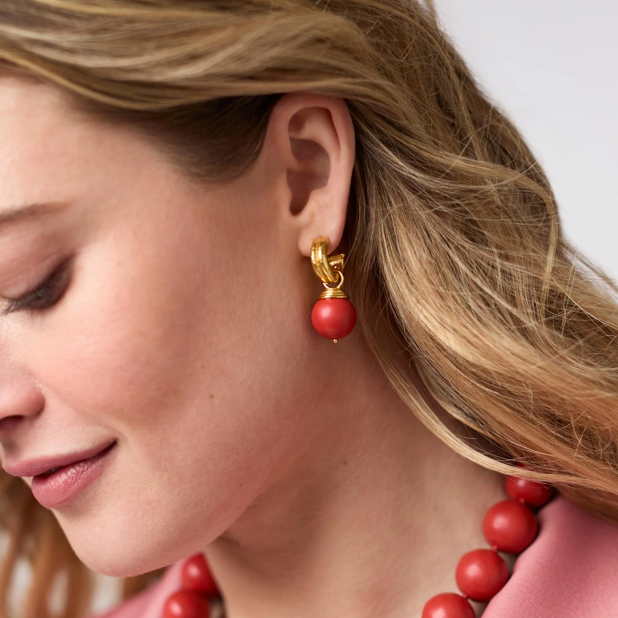 Bonbon Hoop & Charm Earring - Image 8