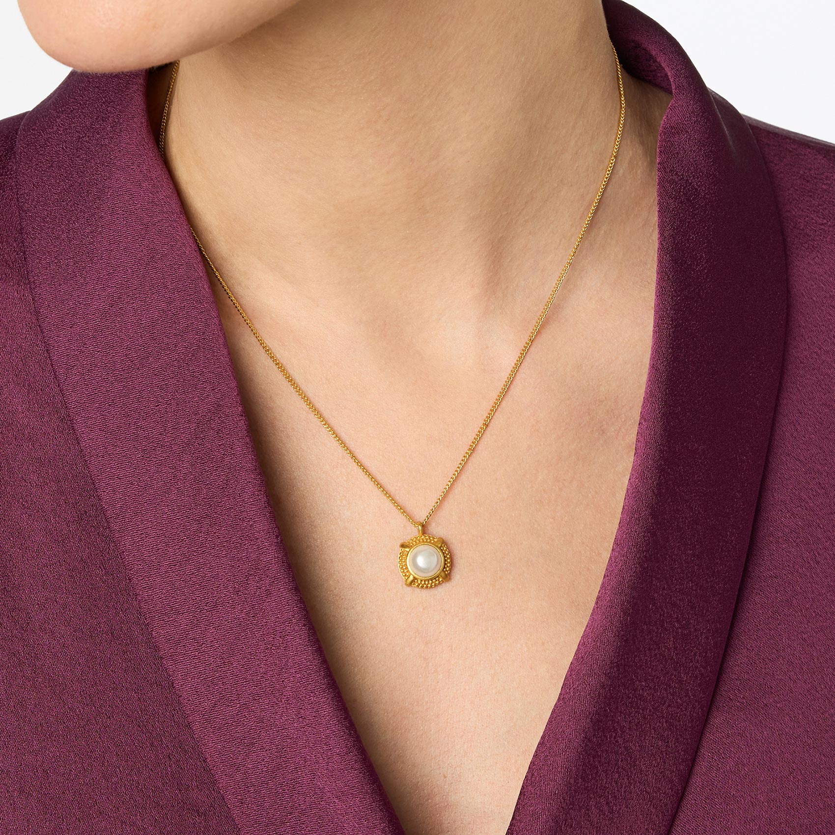 Cabochon Solitaire Necklace - Image 6