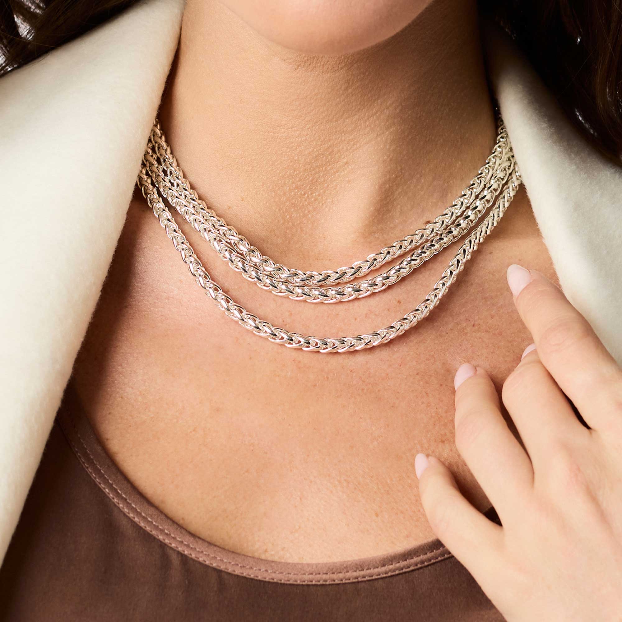 Cobblestone Link Necklace - Image 2
