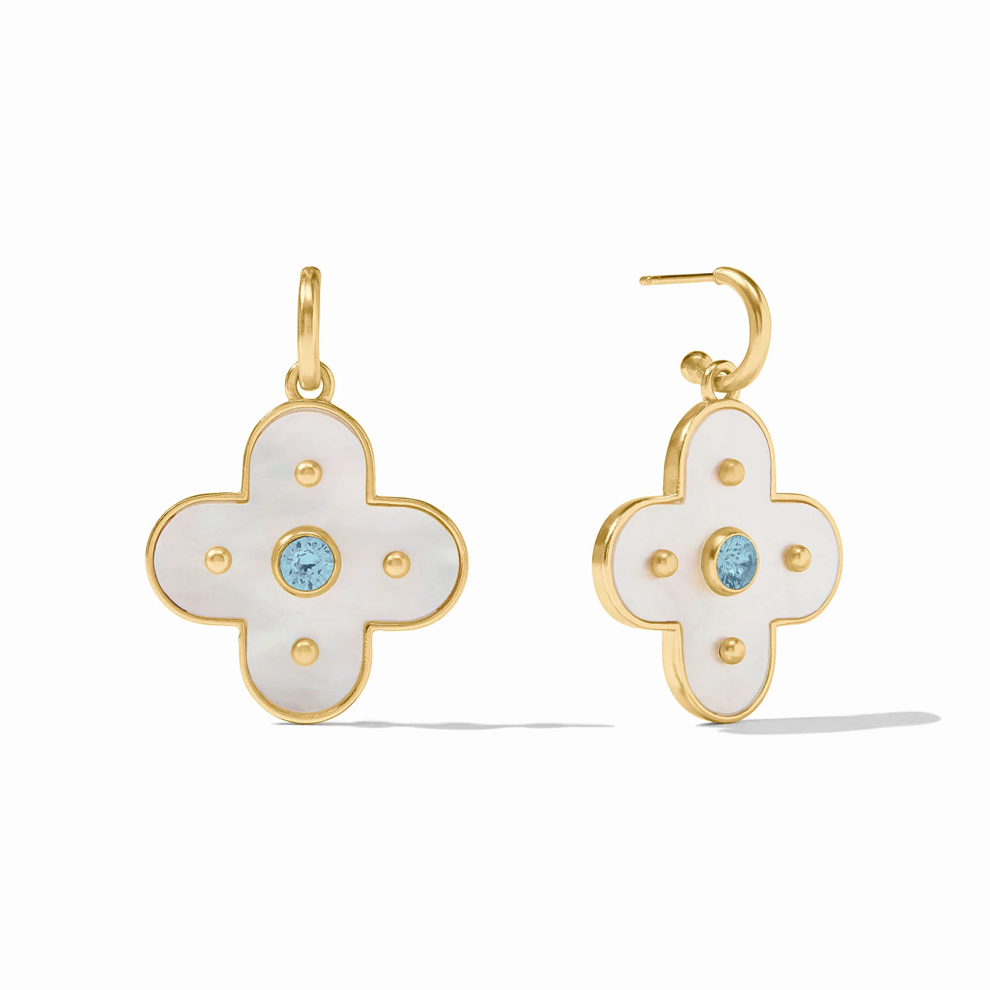 Colette Statement Hoop & Charm Earring