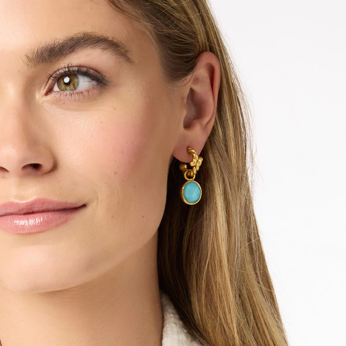 Nassau Hoop & Charm Earring - Image 3