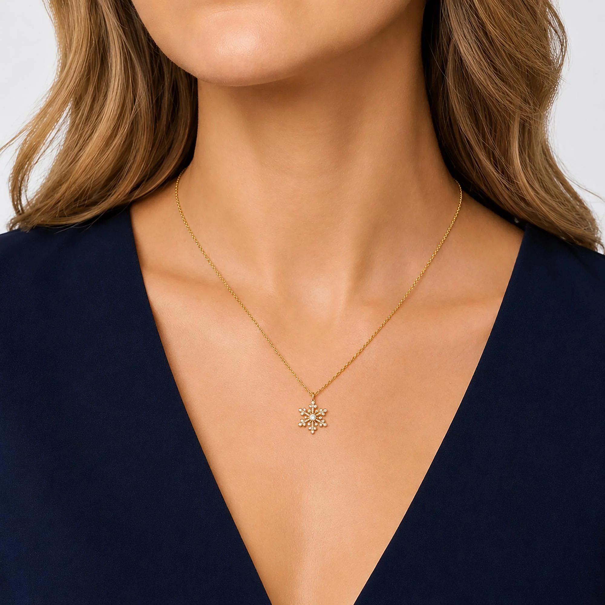 Noel Star Solitaire Necklace - Image 2