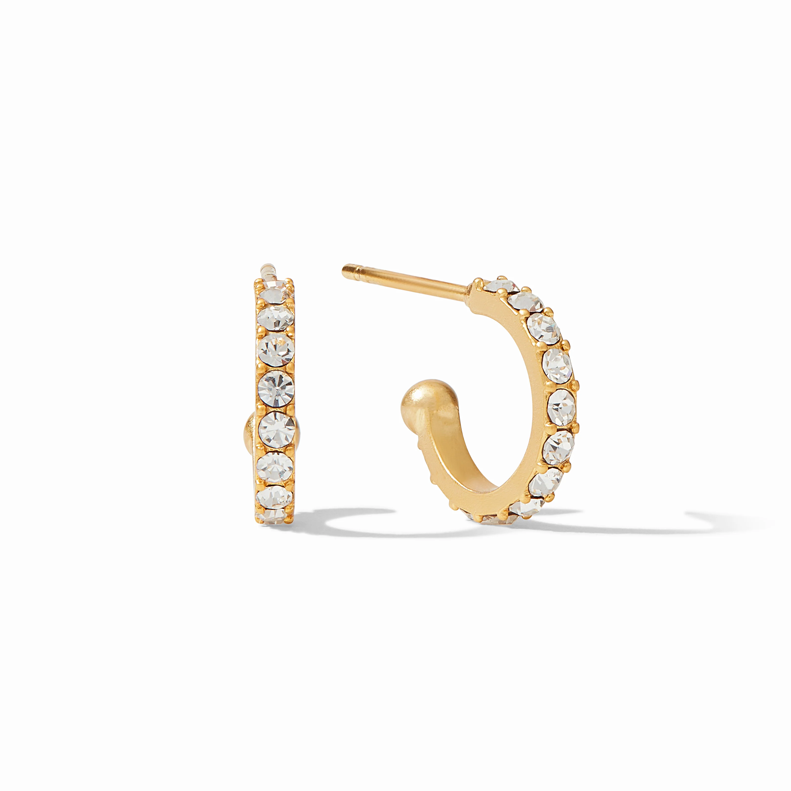 Odette Pearl Hoop & Charm Earring - Image 4