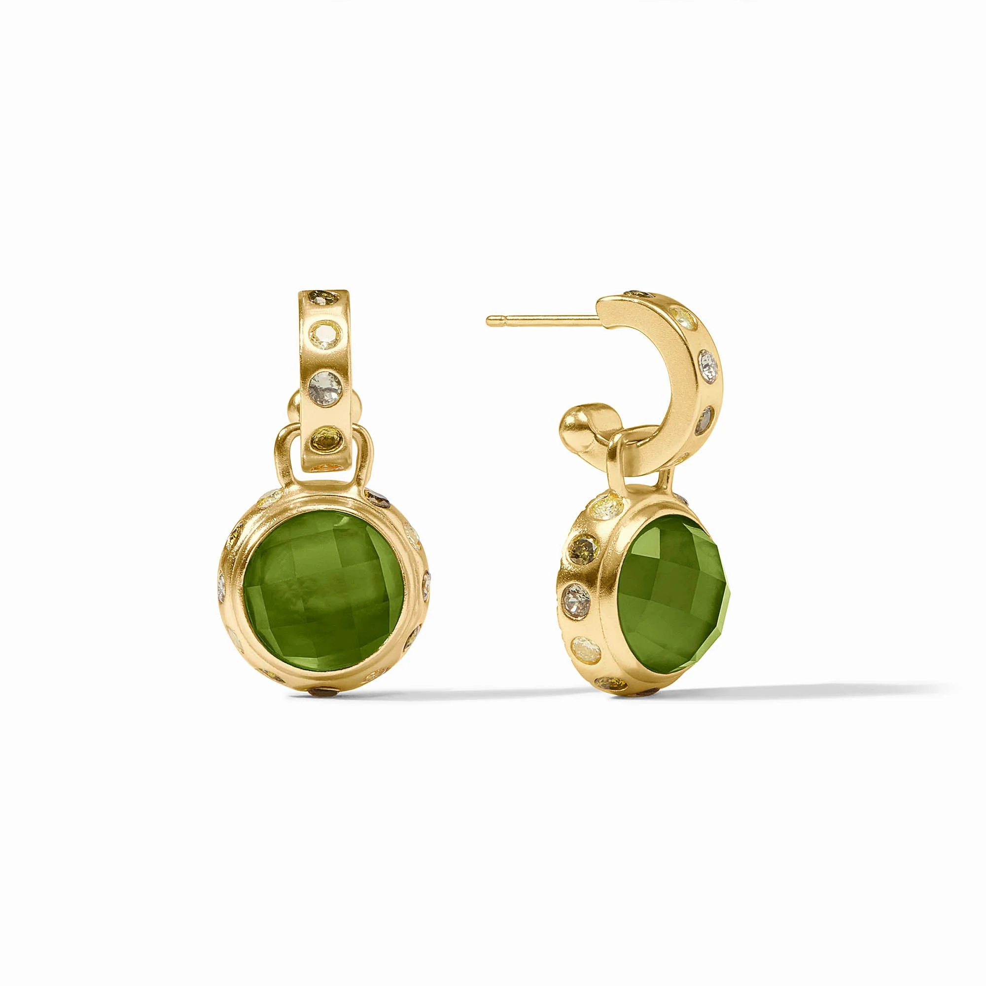Rainbow Hoop & Charm Earring - Image 3