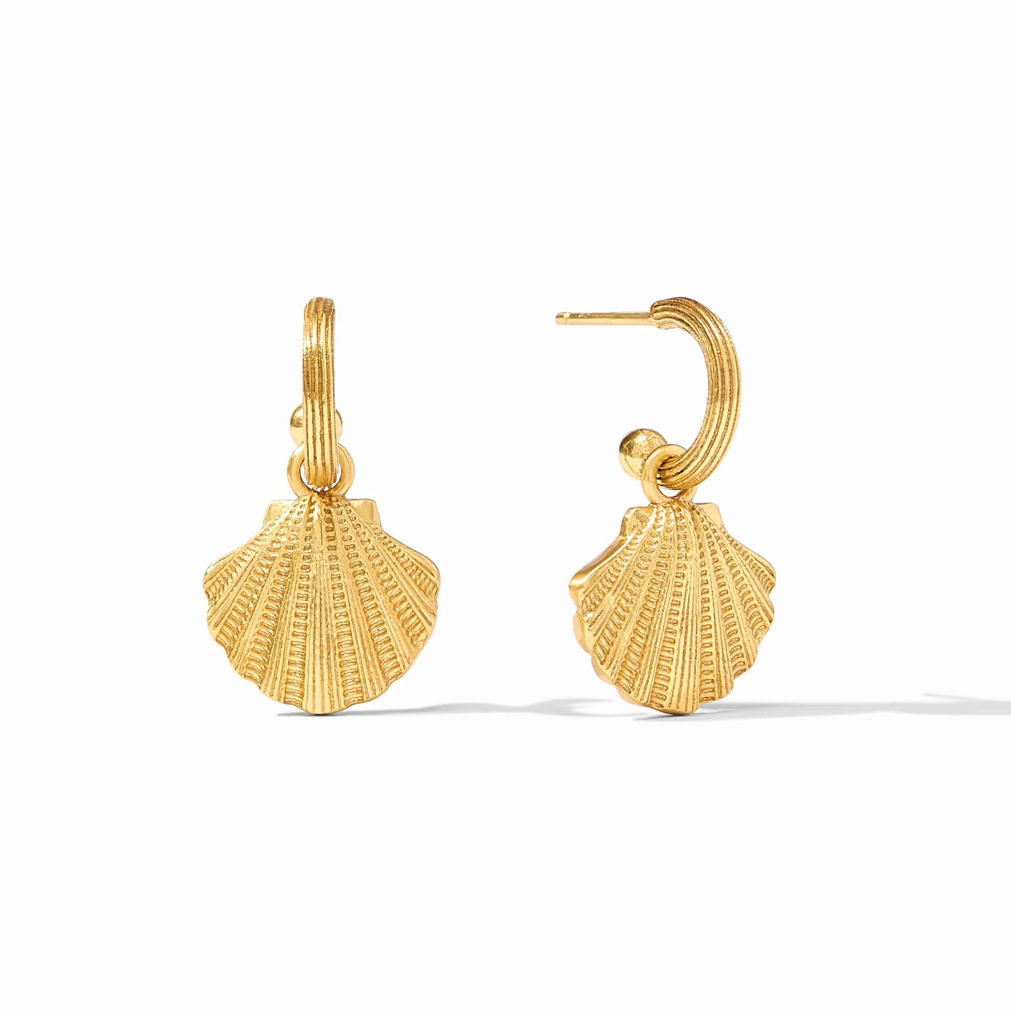 Sanibel Shell Hoop & Charm Earring - Image 3