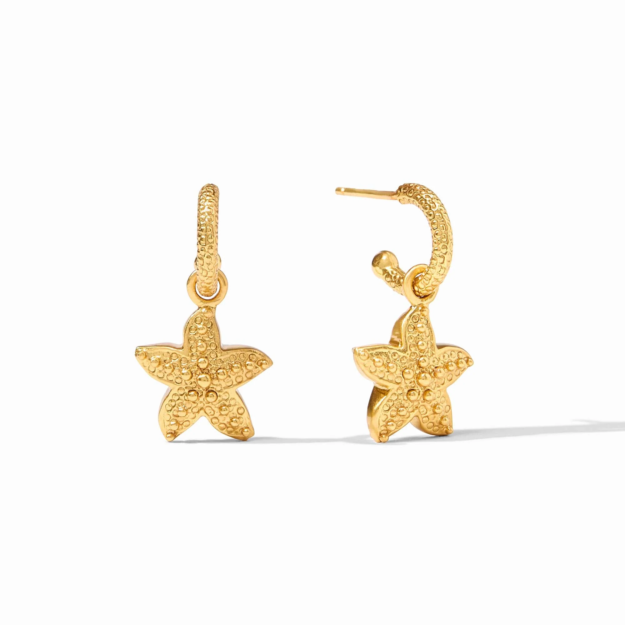 Sanibel Starfish Hoop & Charm Earring - Image 3