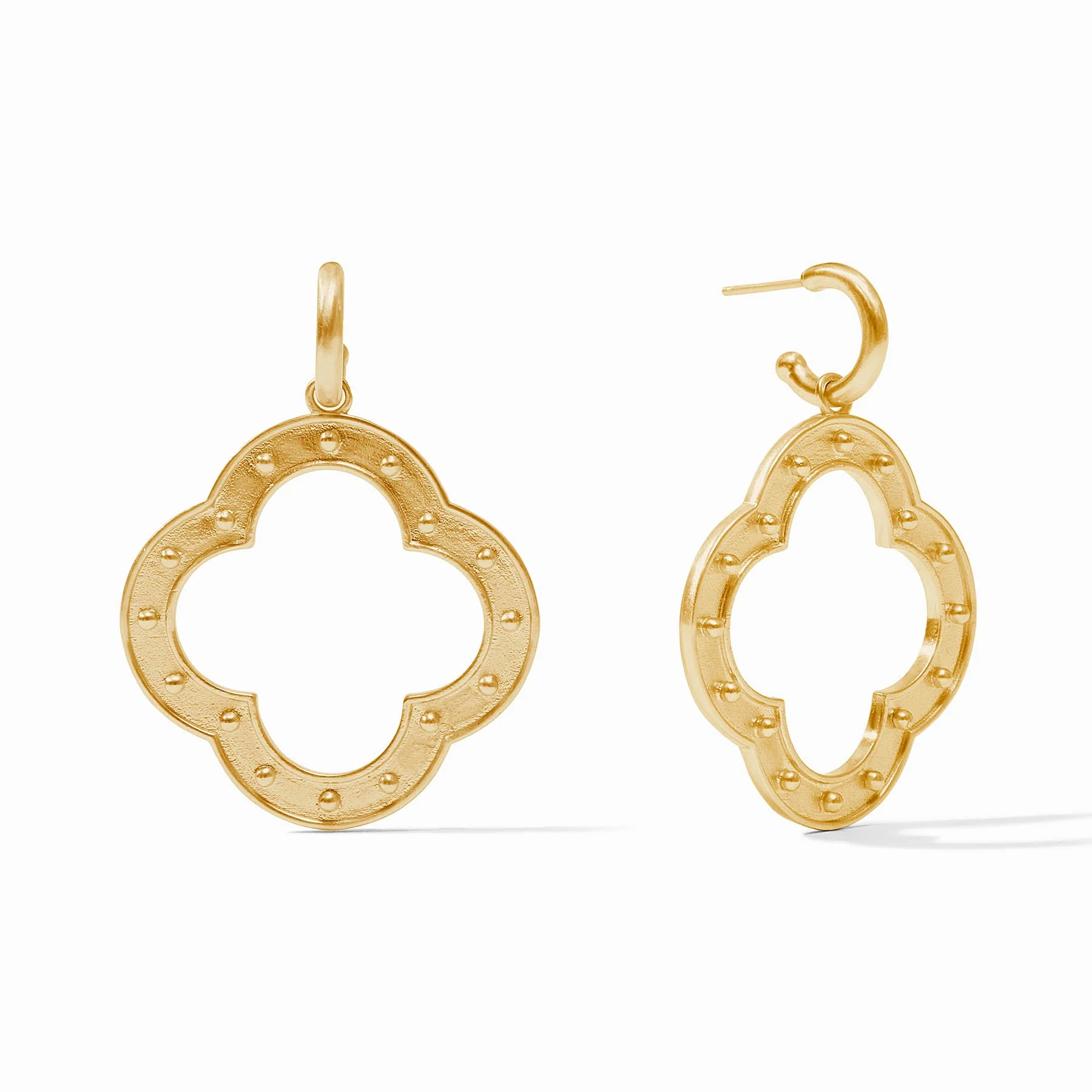 SoHo Statement Hoop & Charm Earring - Image 3